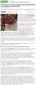 Resolução do Contran equipara bicicletas elétricas aos modelos convencionais - Cidade - Diário do Nordeste